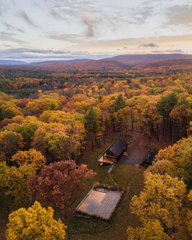 Upstate New York Residential Development Black Houses At Hudson Woods